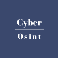 CyberOsint erbjuder information och tjänster om cybersäkerhet och OSINT.